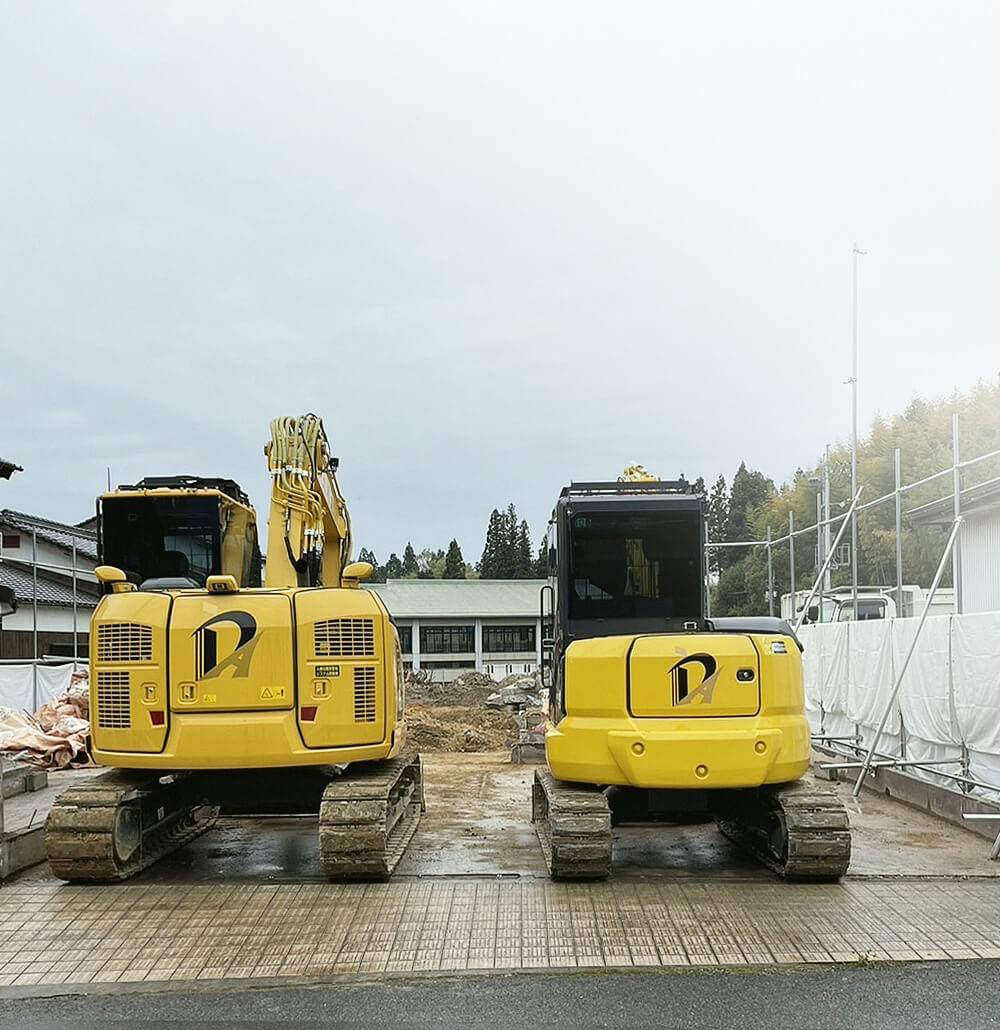 山口県の解体工事は　大興業にお任せください 確かな技術で解体工事を徹底サポート 木造・鉄骨造・ＲＣ造なんでも迅速・丁寧な施工で対応します！